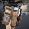 CaseMe Flip Leather Phone Case For iPhone 17 Pro Max 16 Plus 15 14 13 12 11 XS XR X Samsung S26 S25 FE S24 Ultra S23 S22 S21 Zipper Wallet Cards Cover