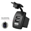 Waterproof Dual USB Charger Socket Power Outlet 3.1A for Car Boat Mobile