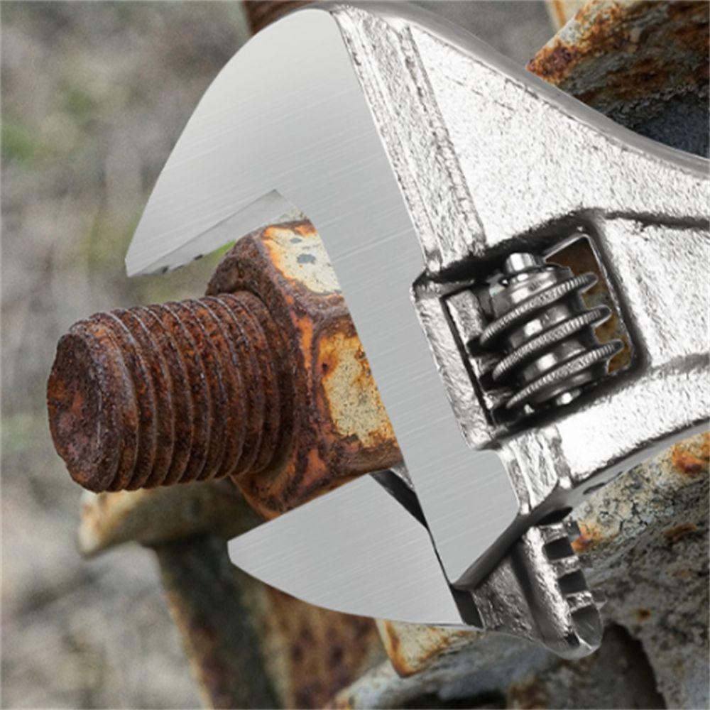 8/10/12 Inch Universal Spanner Long Handle Torque Wrench Auto and Bathroom Repair Tool