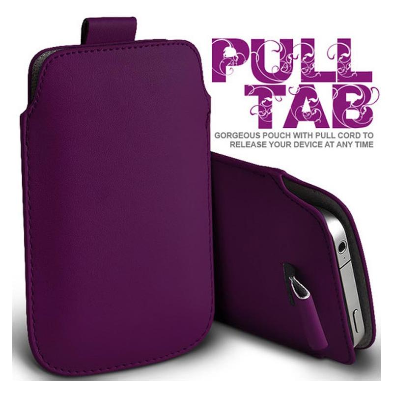 Pull & Push Tab Leather Case For Xiaomi Redmi Note 13 4G 5G Phone Case Pouch Bag For Xiaomi Redmi Note 13 Pro+ Cover Pure Color