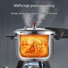 ASD 4L 304 Stainless Steel Explosion-Proof Pressure Cooker