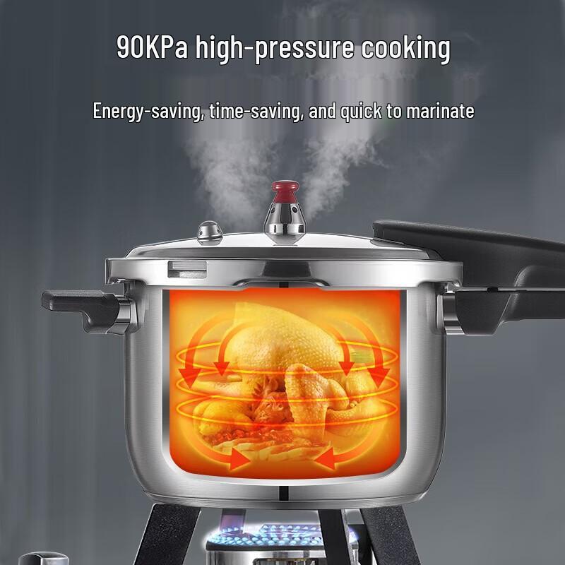 ASD 4L 304 Stainless Steel Explosion-Proof Pressure Cooker