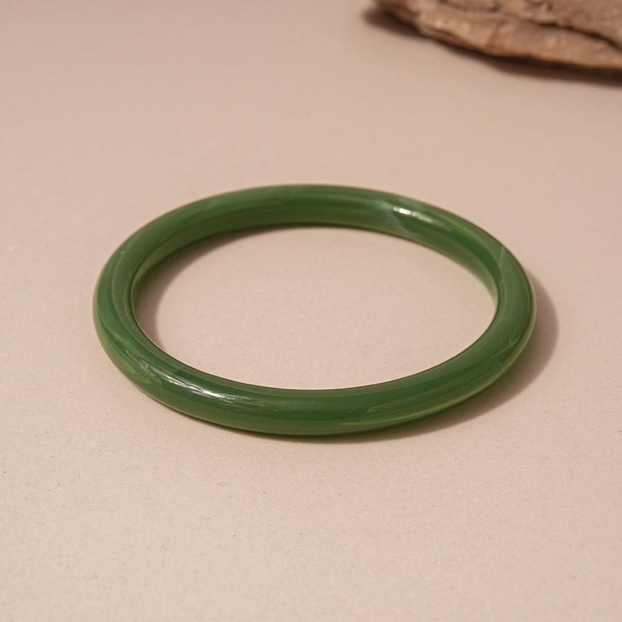 

Vintage Irregular Green Thick Resin Bracelet for Women Girl Acrylic Geometric Wide Bangles Opening Bracelets Jewelry Decoration