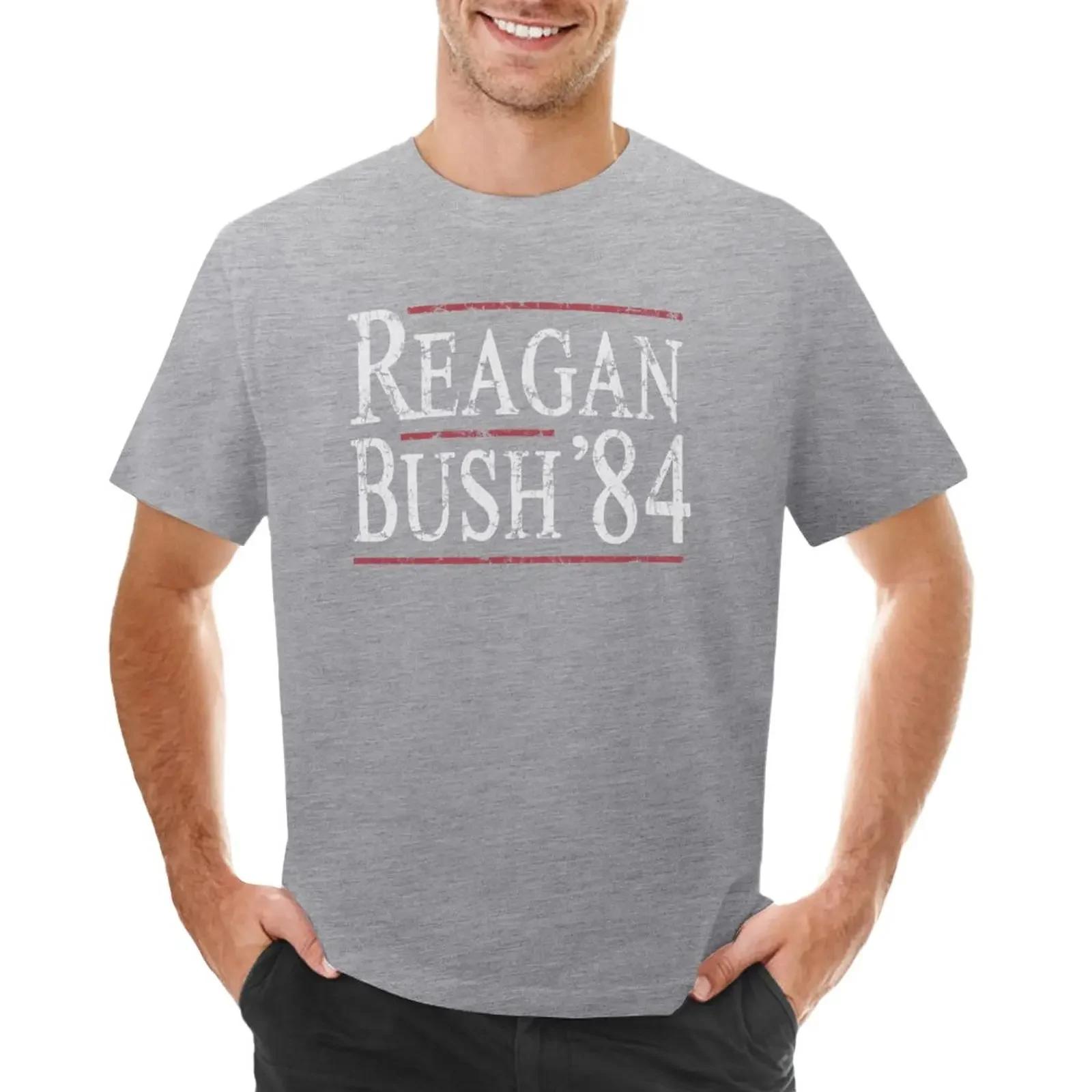 

Retro Reagan Bush 84 TShirt plus size tops boys whites mens graphic tshirts S