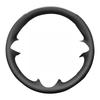 For Mitsubishi Outlander Lancer X 10 2007-2015 ASX 2010-2013 Hand-stitched black brown  Leather Car steering wheel Cover