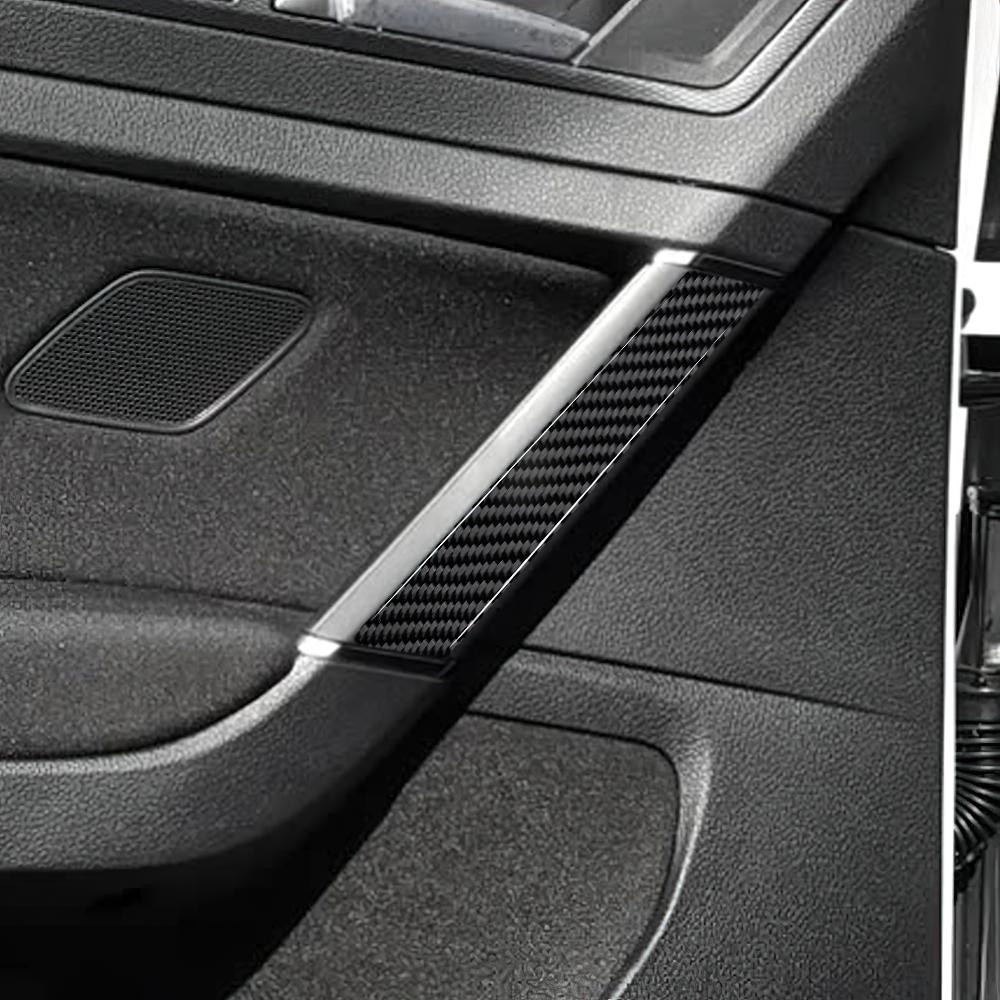 For Volkswagen Golf 7 2014-2015-2016-2017-2018-2019 Carbon Fiber Car Car Door Handle Decoration Sticker Trim Film Accessories