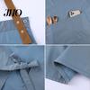 Easy Clean Apron Solid Color Kitchen with Dual Pockets Waterproof Oil-proof Adjustable Breathable Men Women Chef Cooking Baking Bib