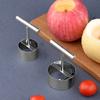 Fruit Core Puller Anti-slip Cozy Grip Food Grade Stainless Steel Fruit Corer Punching Silver Color Peach Pear Core Remover Tool Kitchen Gadgets