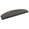 Self Adhesive Half Round Stair Tread Protectors 15 Pcs Dark Grey