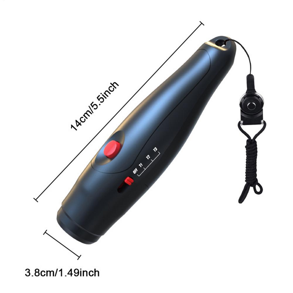 3 Modes Hand Coaches Whistle Electronic Whistle Emergency Whistle School Teacher Sports Traning Whistle with Lanyard Loud Horn чёрный