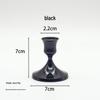 European Retro Luxury Candle Holder, Creative Nordic Iron Art Trumpet Bell Design