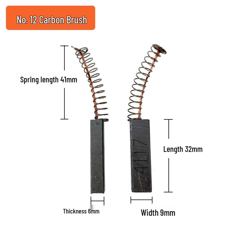 Universal Wear-Resistant Motor Carbon Brush for Jiebajie Chaobao BF501 Vacuum Cleaner