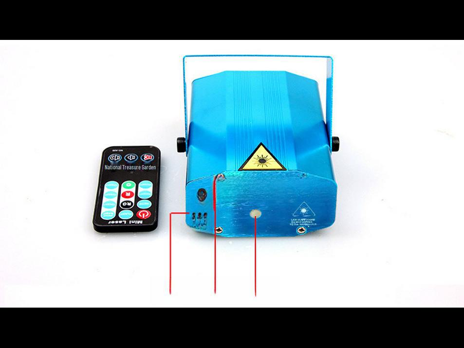 Starry Sky Voice-Controlled Rotating Stage Laser Light for KTV & Bars