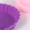 Silicone Tart Molds Mini Quiche Molds Non-Stick Round Fluted Flan Pan With Loose Bases Cake Mold Cake Pastry Tools Accessories