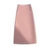 Women Suit Skirt A-Line Style High-Waisted Design Midi Skirt Back Slit