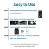 OBD2 Scanner Car Elm327 V1.5 Code Reader Car Mini OBDII Diagnostic Tools Bluetooth Diagnosis Scanner for Android IOS Windows