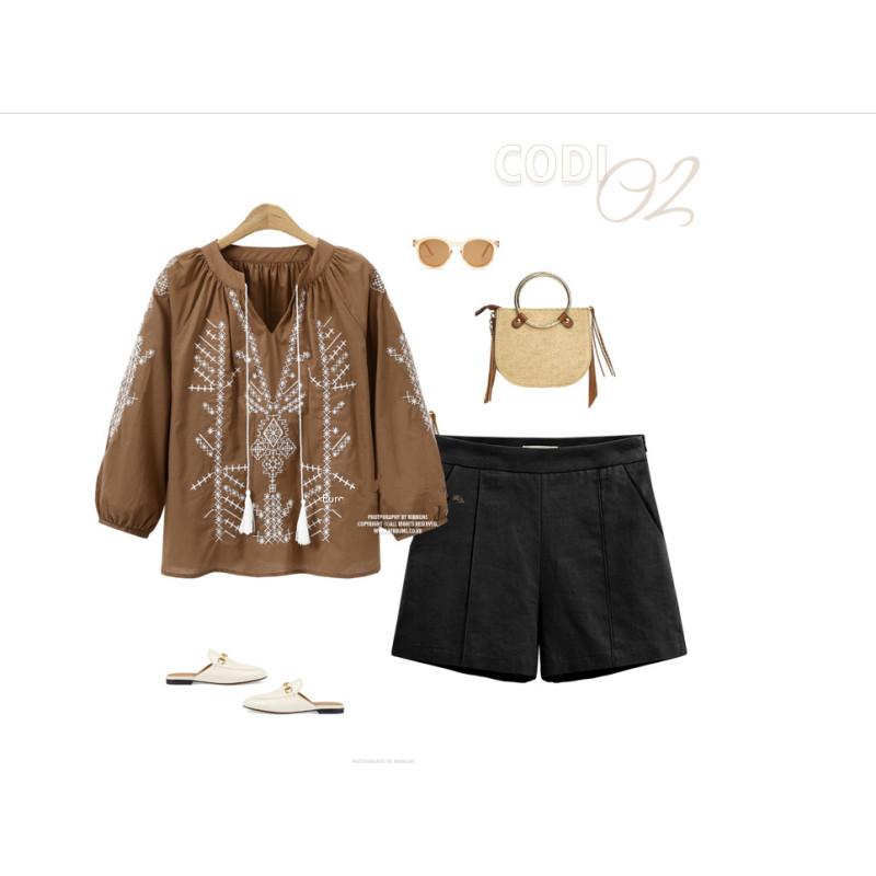 

Tooxika Новые женские топы большого размера в этническом стиле с вышивкой, рубашка с кисточками и завязками XXXXXL коричневый