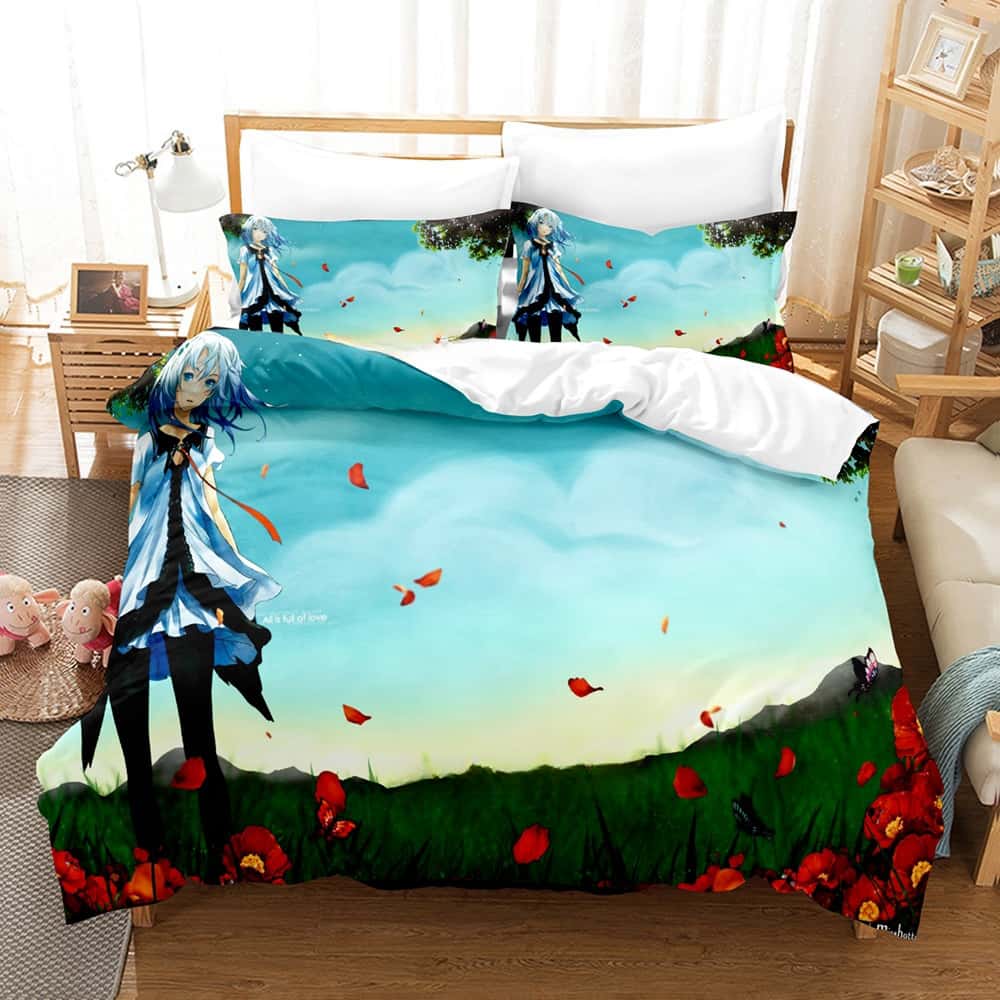 

Beatless Bedding Set Single Twin Full Queen King Size Bed Set Adult Kid Bedroom Duvet cover Sets 3D Printing Anime Bed Sheet Set EU Twin 135x200cm