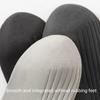 5 Pairs Moisture Wicking Sports Socks With Ribbed Knitted Design Breathable Solid Color Middle Calf Socks For Men Women