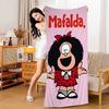Cute Cartoon M-Mafalda Bath Towel Microfiber Soft Water Absorbing Breathable For Girl Kids Decorative Cartoon Beach Towel