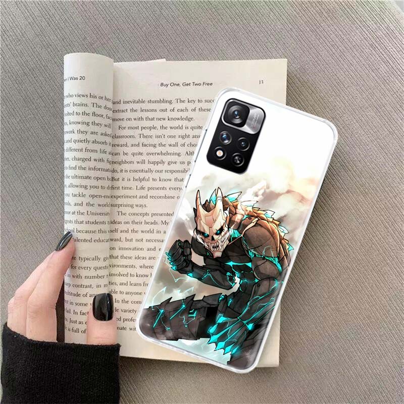 Kaiju Nr. 8 Anime Handyhülle Für Redmi Note 13 12 Pro Plus 14 15 Pro 5G 11 11T 11E 11S 10 Pro 10S 9 9S Hülle Handy Klar TPU Capa