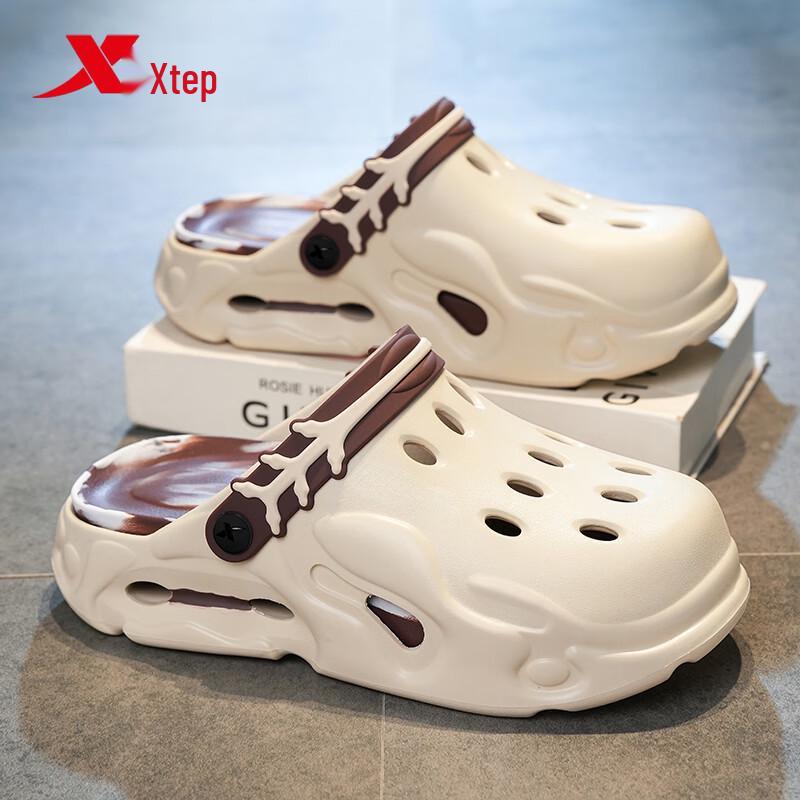 Унисекс летние клоги XTEP A042 42-43 хаки