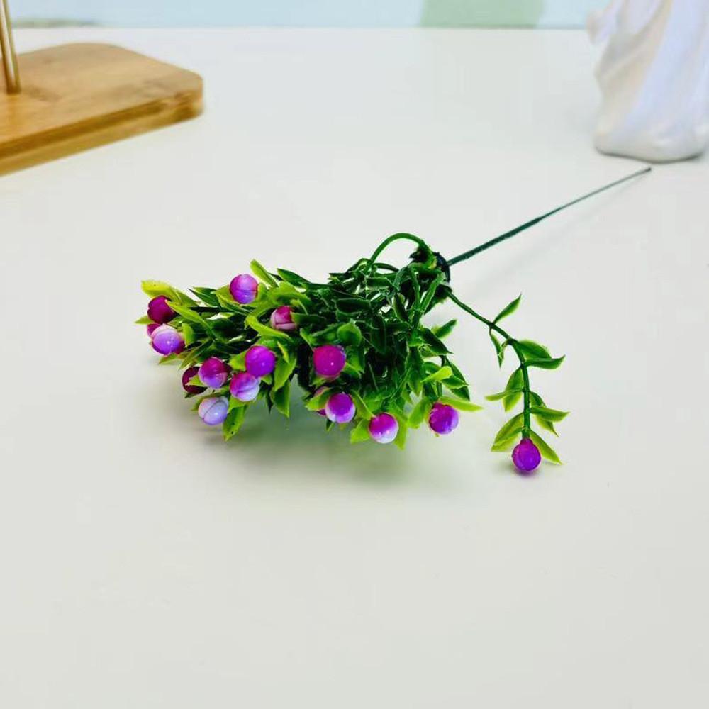 Home Decor Artificial Flower Stick With Plastic Material For Wedding And Photography Scene Decoration