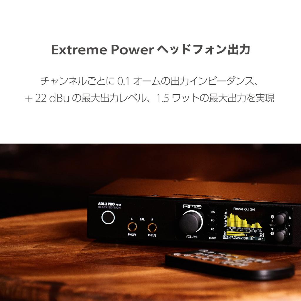 RME Pro FS R Black Edition Converter ADI-2 AD/DA [3-Year Warranty]