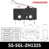 10/50/100PCS SS-5Gl NO/NC/Changeover Subminiature Micro Switch 2-Terminal Pre-Wired 3-Terminal Micro Limit Switch Switches4