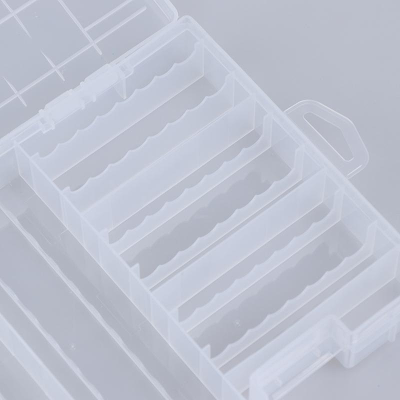 Cutie de depozitare a bateriei din plastic de super volum pentru suport pentru baterii Aaa Aa de 100 buc