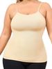 Women's Shapewear Abdomen Control Vest Seamless O Neck Adjustable Shoulder Strap Body Shaper Compression Promotes Abdominal Weight Loss Camis