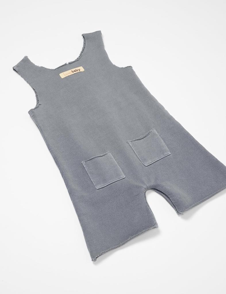 Sleeveless Organic Front and Back Baby Mist [L'ovedbaby] Romper, 2-Way Romper, 12-18M (for 12-18 months)