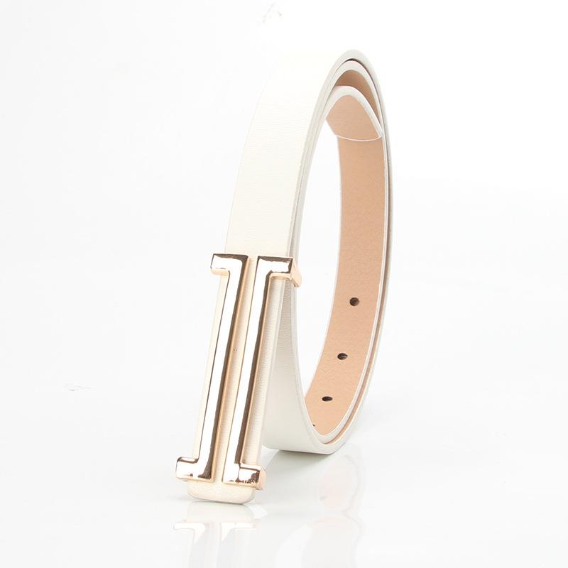 Fashionable Women's Belt Belt Versatile Simple Korean Style Decorative Belt Women's Dress Coat with Belt