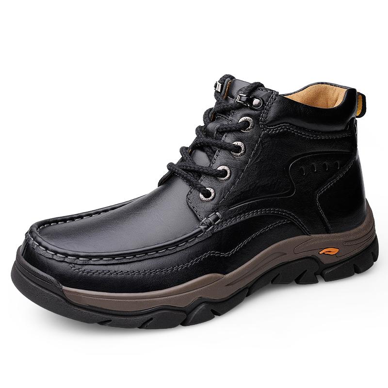 Fashion Hot Selling Men's Oxford Shoes Europe America High-quality Soles Men's Leather Casual Shoes Winter Mountaineering Boots