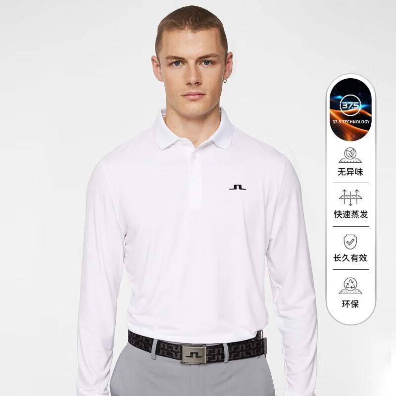 J.Lindeberg Men's Golf 37.5 Long Sleeve Polo