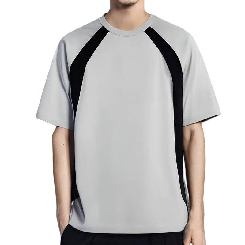 New Adidas Sportlife T Shirt Men's Gray KB5982