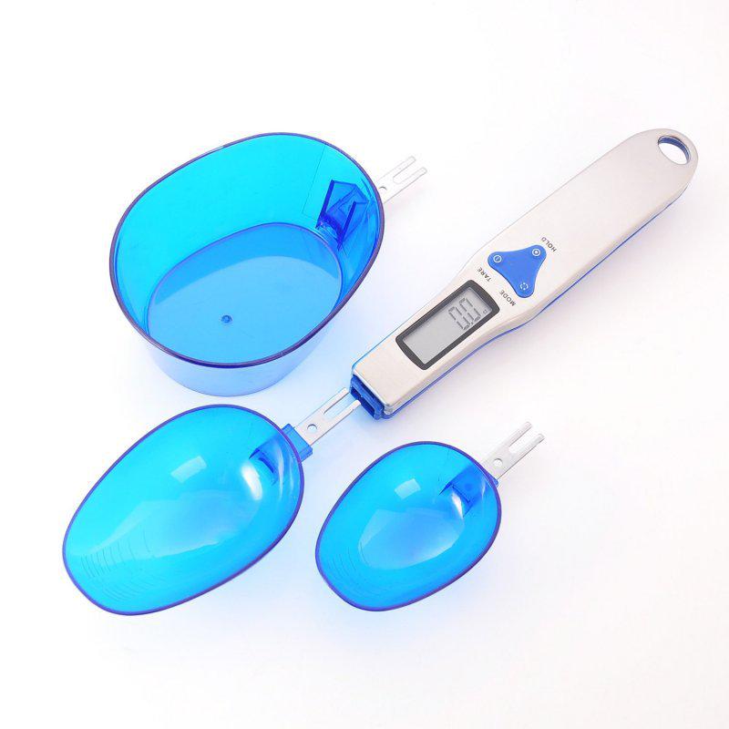 New Three-Spoon Digital Kitchen Scale - 0.1g Precision, 500g Capacity, Ideal for Ingredient Weighing