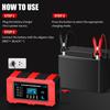 Smart 12V 6A Car & Motorcycle Charger, Repair & Low Voltage Start Function