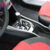 Car Gear Set Panel Trim Stickers Gear Shift Knob Cover Sticker for Peugeot 2008 2014 2015 2016 2017 AT