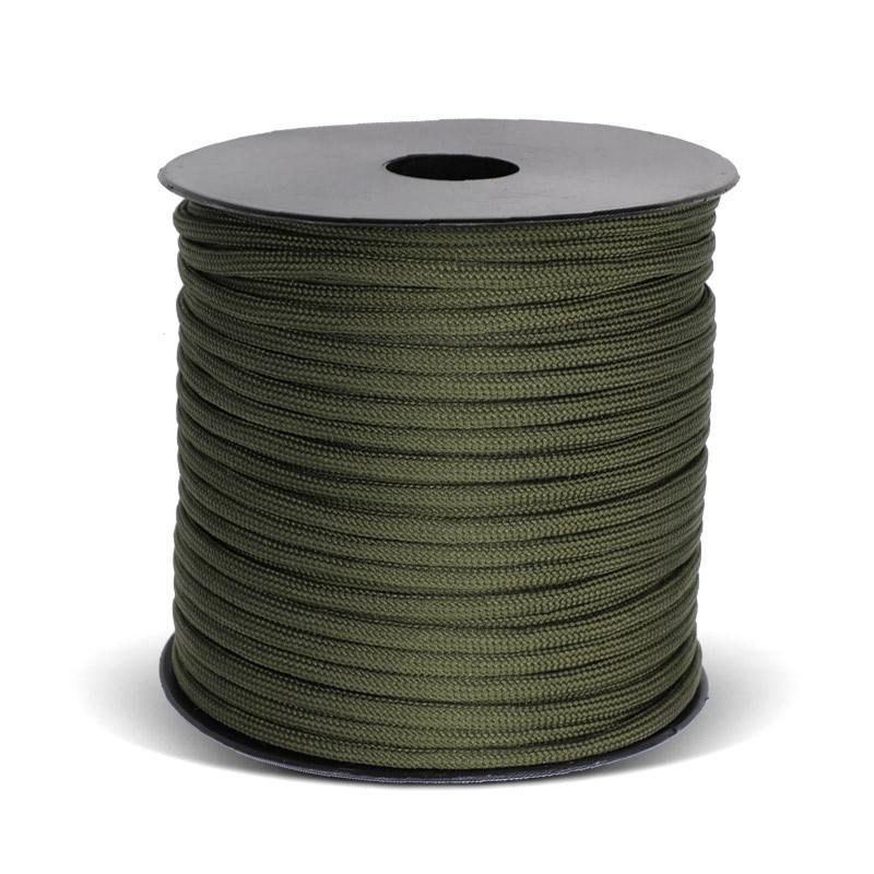 50 Meter Long Spool Mounted 4mm 9 Core Umbrella Rope Outdoor Camping Emergency Survival Rope Tent Awning Rope Windproof Rope