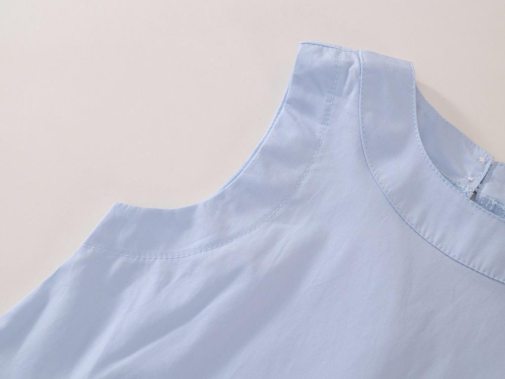 Girls Sleeveless Vest Princess Dress Summer Children Clothing Patchwork Fishtail Dress Soft Comfort Fashion Cute Sweet