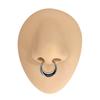 Segment Cartilage Nose Hoop Adornment Customizable Surgical Steel Nose Hoop Nose Rings Stylish Nose Clip Accessory