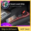 Car Stickers For Alfa Romeo 2Pcs Car Seat Gap Filler Strip Leak Proof Storage Accessories For Alfa Romeo Giulia Stelvio Giuliett