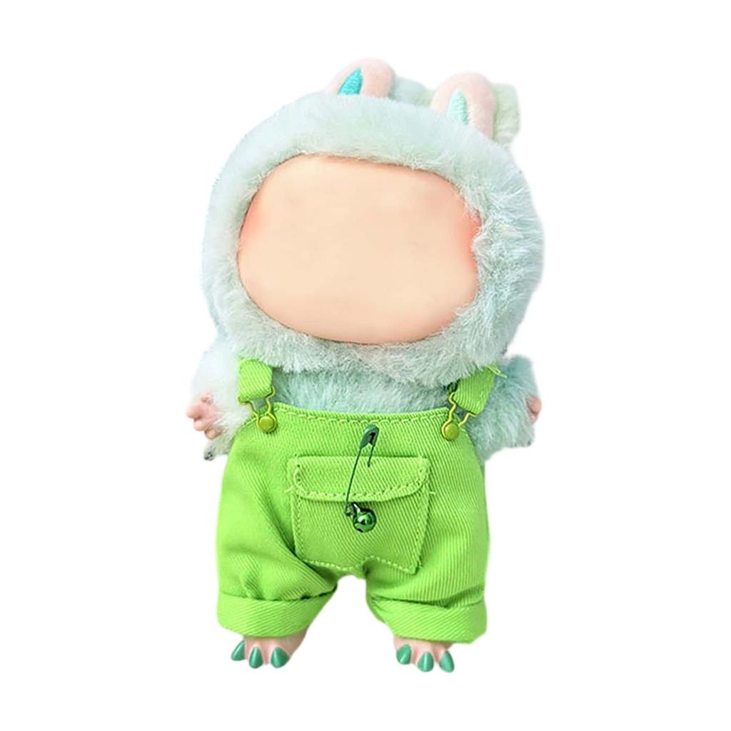 17cm Doll Clothes Overalls Baby Pendant Clothes Suspender Pants Clothes Replacement Trend Gift