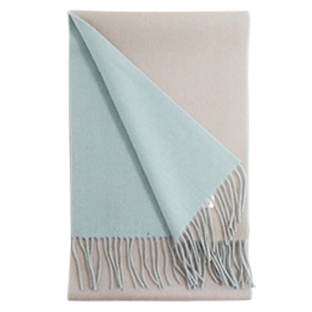 

Macocca Кашемировый Двусторонний Легкий 186см x для Мужчин и Женщин 100% Шарф, Клетка, Серый, 30см, Большой, Унисекс,