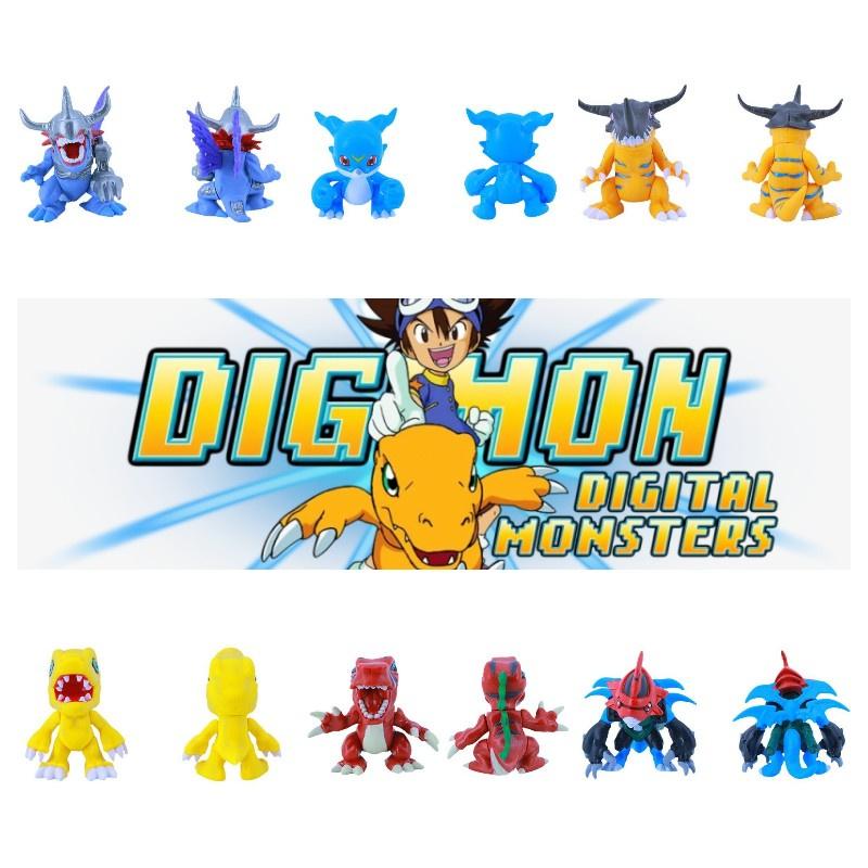 Cute And Adorable Digital Monster Pvc Toys For Display