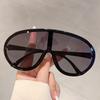 Oversized Fashion Sun Glasses  Women New Mirror Sports Goggle for Outdoor Cycling Trendy Stylish Brand Design Shades