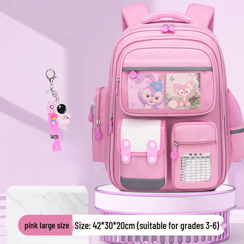 British Style Naruto Children's Backpack: Large Capacity for Grades 1-6, Unisex Double Shoulder Bag