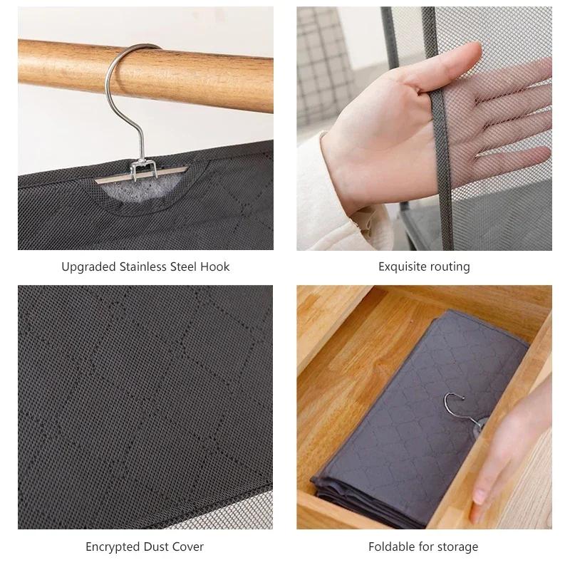 Handbag Hanging Organizer Hanging Wardrobe Organizer 4-dimensional Storage Hanging Bag Handbag Organizer for Closet Storage Bag
