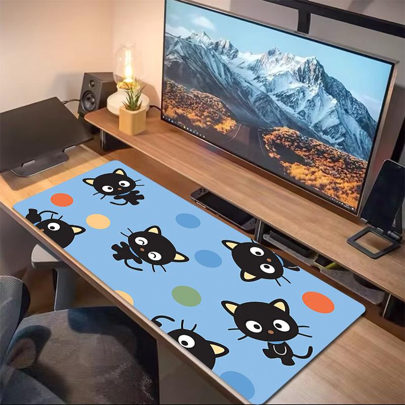 Chococat Print  Cushion Non-slip Laptop Tablet Big Mousepad XXL Mat Mini PC Playmat With Lock edge